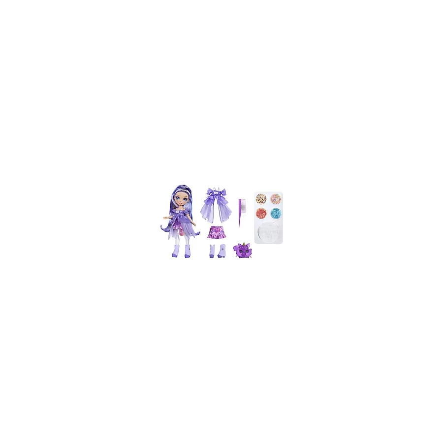 Rainbow High Parıltılar ve Slime Serisi Violet Bebeği