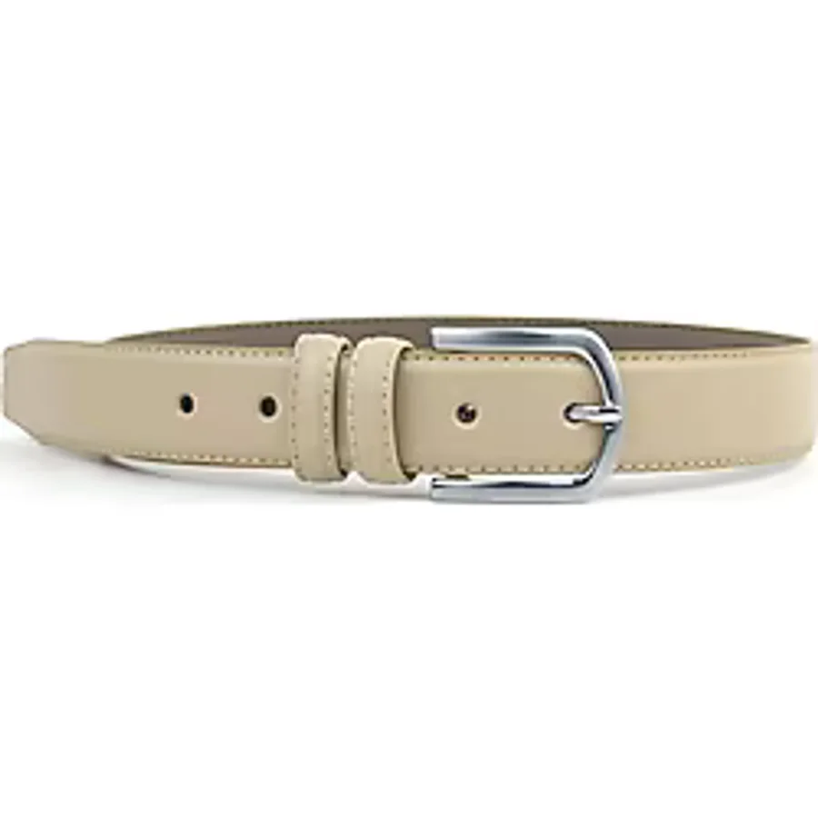 Rakerplus Krem 3 cm Erkek Çocuk Kemeri (80-100cm)