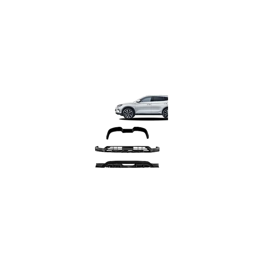 Ramm Byd Seal U Body Kit Ön Lip Arka Lip ve Spoyler Seti Siyah