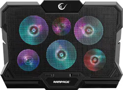 Rampage AD-RC10 X-GUST 6 Fanlı Laptop Soğutucu