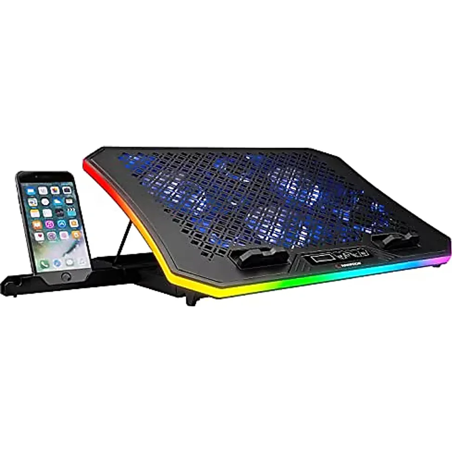 Rampage AD-RC34 METAFOR 6 Fanlı RGB Laptop Soğutucu