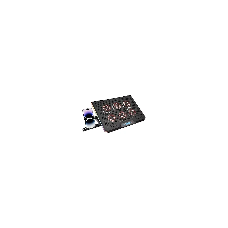 Rampage Blizzard R7 RGB 6 Fanlı USB 2.0 13"-15.6" Laptop Soğutucu