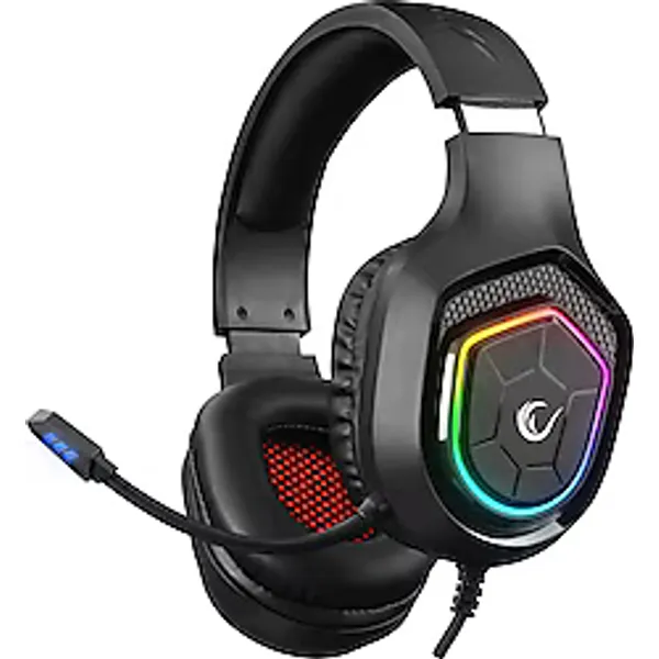 Rampage Vector RM-K90 RGB USB Kablolu Kulak Üstü Oyuncu Kulaklığı