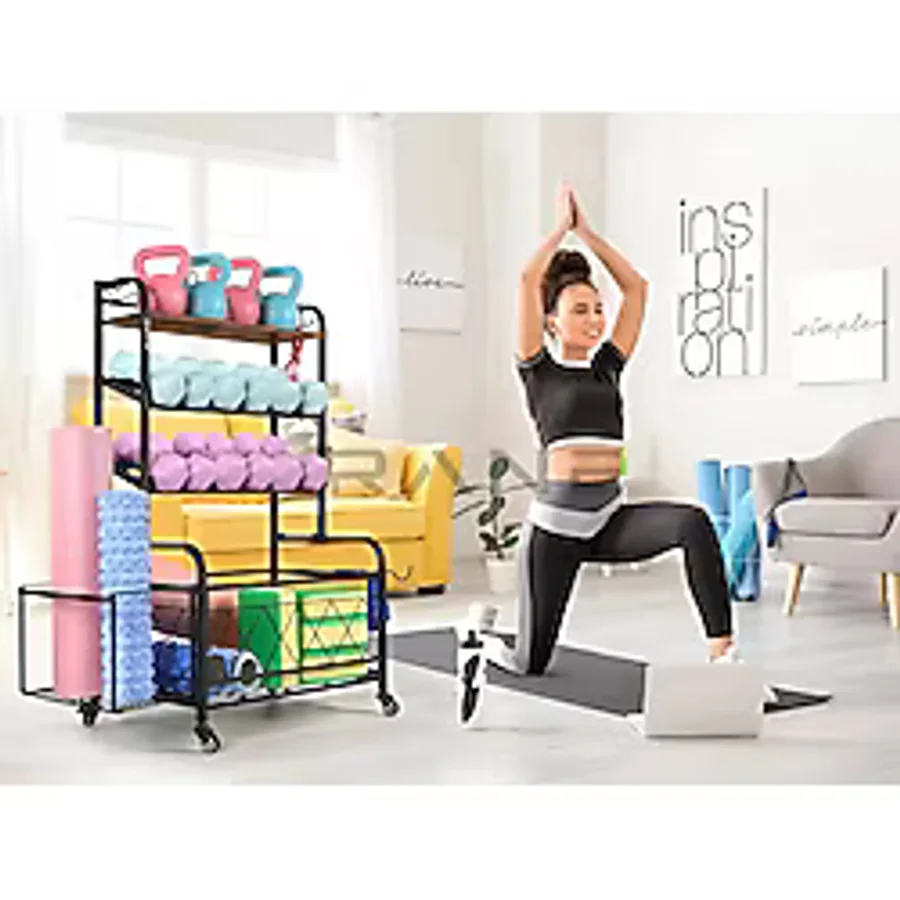 Rane Yoga Pilates Kettlebell Dambıl Yoga Roller Mat Standı