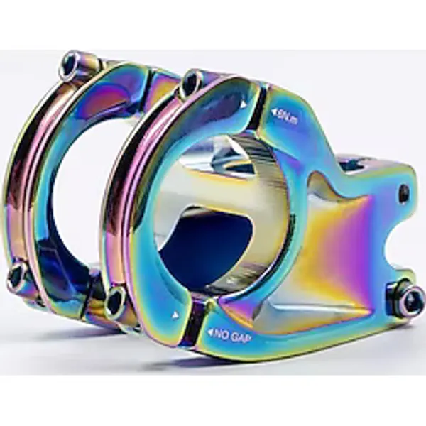 Raptor Alüminyum AS-352 31,8 mm Riser Mtb Bisiklet Gidon Boğazı Oil Slick Rainbow Gidon Boğazı