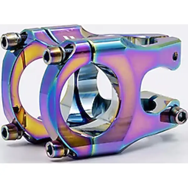 Raptor As-07 Alüminyum Gidon Boğazı 31,8 Mm Bisiklet Gidon Boğazı Oil Slick Rainbow Gidon Boğaz
