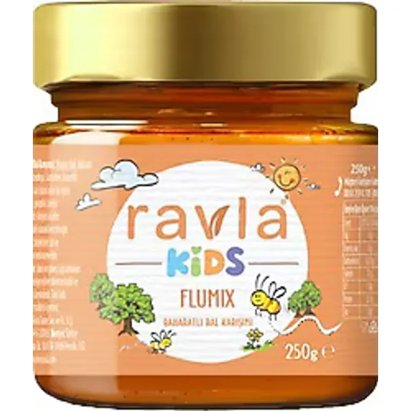 Ravla Kids Flumix Baharatlı Bal Karışımı 250 gr
