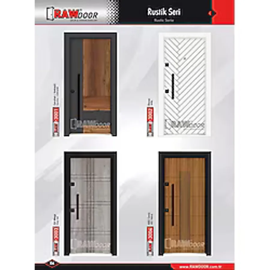 RAWDOOR 3001 MODEL SOL AÇILIR ÇELİK KAPI