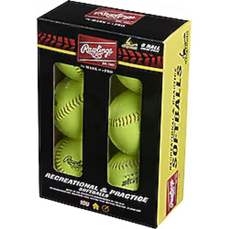 Rawlings Resmi Lig Eğlence Softballs YWCS11 11 6 Sayım