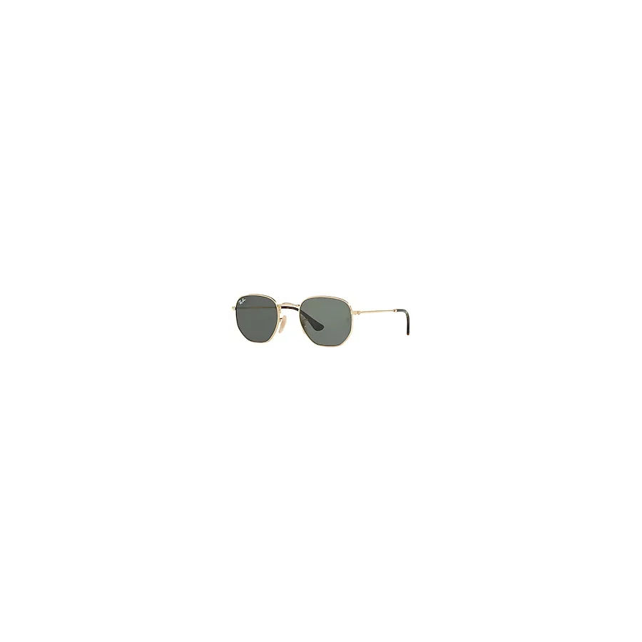 Ray-Ban Hexagonal 3548N 001 Gold-Green Güneş Gözlüğü