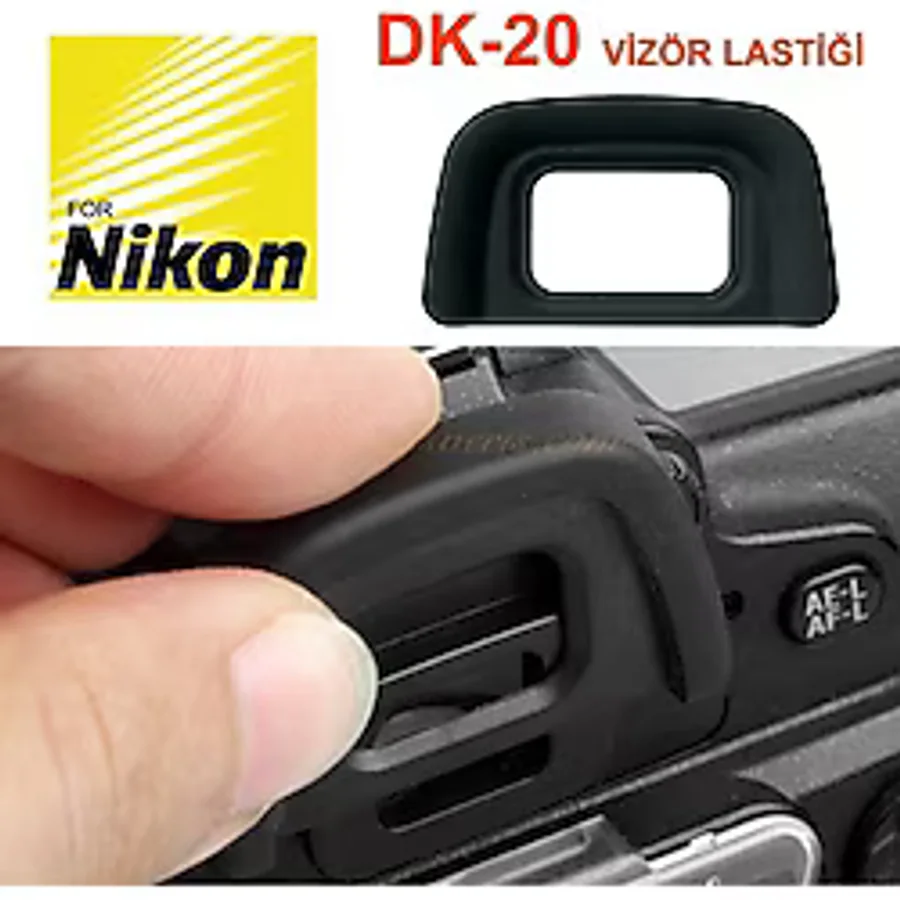 Raypro Nikon D3000 D3100 D3200 D5100 D5200 için Dk-20 Vizör Lastiği