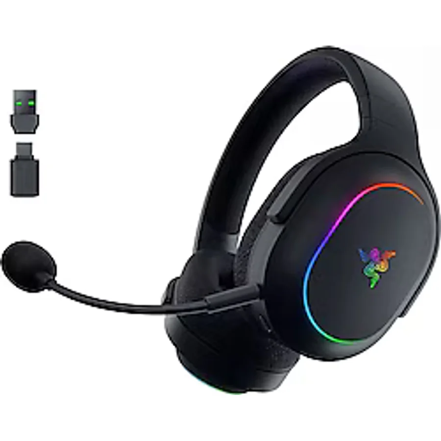 Razer Barracuda X Chroma RZ04-05220100-R3M1 Siyah RGB 7.1 Kablosuz Kulak Üstü Oyuncu Kulaklığı