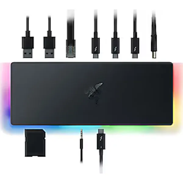 Razer Thunderbolt 4 Dock Chroma RC21-01690100-R3G1 Laptop Docking Station