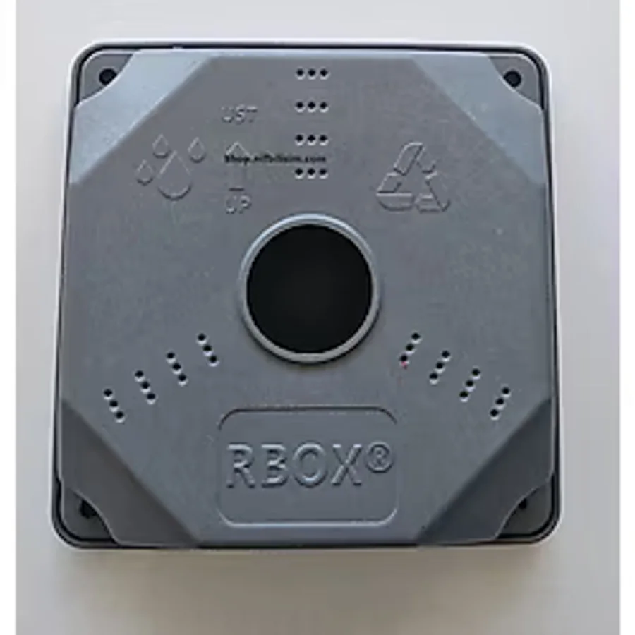 RBOX WX8 Juncition Duvar Buatı Kamera Montaj Buat Muhafaza Kutusu Taban Dahil Büyük Boy
