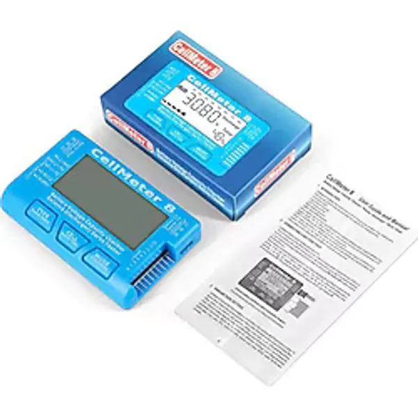 RC 1-8S Lipo Li-Ion Life Nimh Pil Kapasite Ve Voltaj Test Cihazı - Pil Ölçer