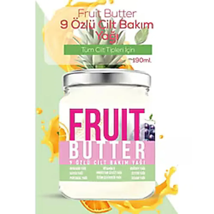 RC Cosmetics Fruit Butter 190 ml Cilt Bakım Yağı