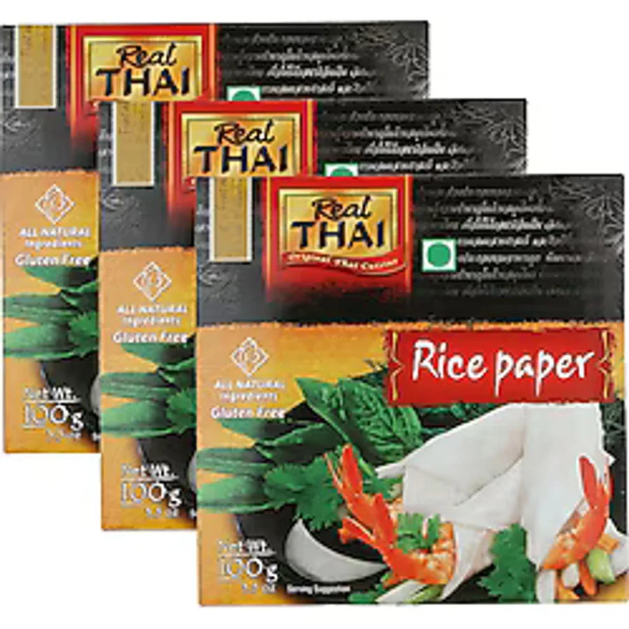 Real Thai Pirinç Yufkası - Rice Paper 22cm 100 Gr 3 Adet