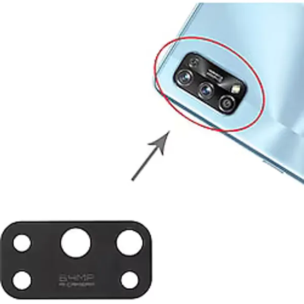 Realme 7 Pro Uyumlu Kamera Lensi Cam RMX2170