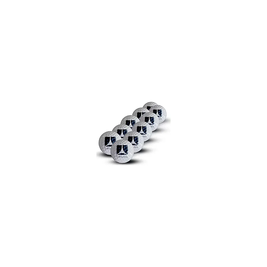 Rebuwo Kauçuk Çekirdekli Surlyn Kaplama Golf Topu - 13 cm Çevre ( Ø 4,1 cm) 10 Adet