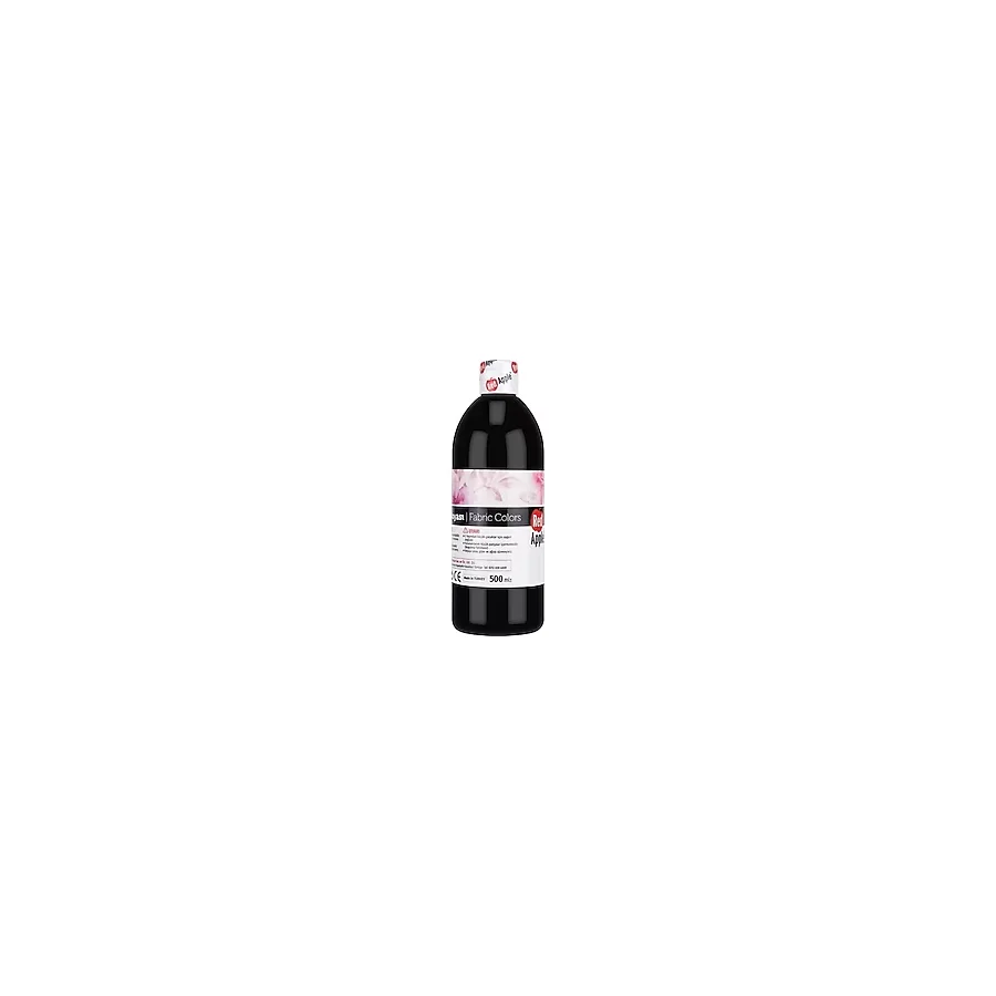 Red Apple Siyah Kumaş Boyası 500 ml - Pamuk, Polyester ve Karışım Kumaşlar İçin Kalıcı Renk