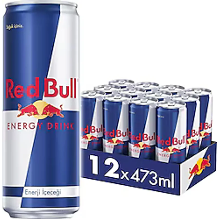 Red Bull 473 ml 12'li Paket Enerji İçeceği