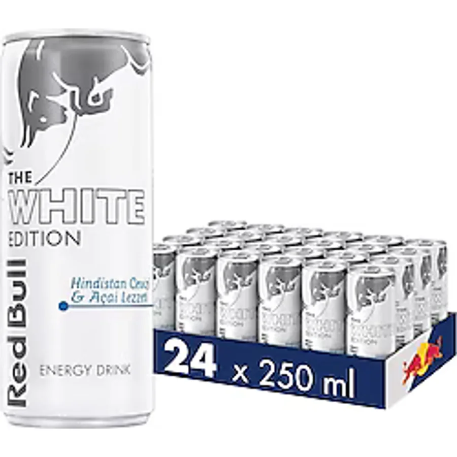 Red Bull White Edition Hindistan Cevizi & Açai Enerji İçeceği 24x250 ml