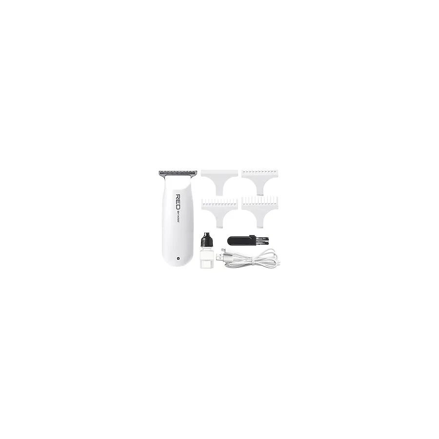 Red by Kiss Saç Kesme Makinesi, Mini Akülü Saç Kesme Makinesi, Uzun Ömürlü Saç Kesme Seti, USB-C Şarj Edilebilir Saç Kesimi Sakal Kırpma Makası, Erkekler Kadınlar Çocuklar için, Taşınabilir Bakım Seti