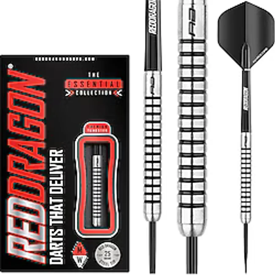 Red Dragon Darts Red Dragon Razor Edge Black 23 G Dart Oku Seti Decathlon