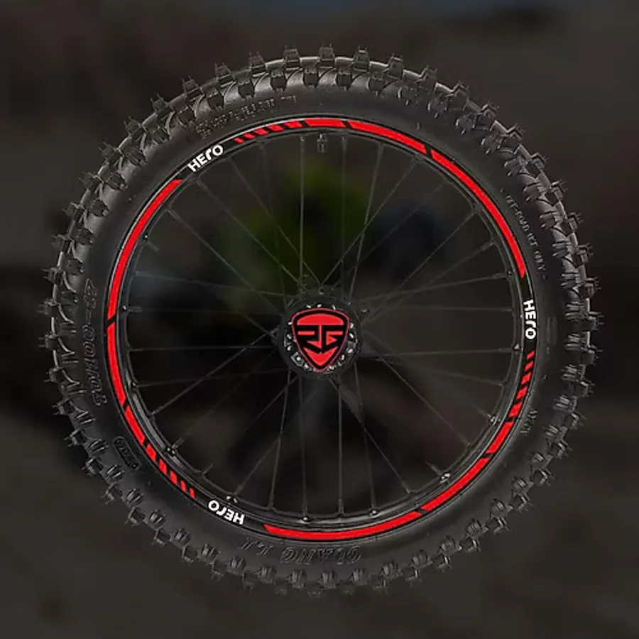 Redline Grafik Hero X pulse 200 - 200 T- 4V kırmızı jant şerit