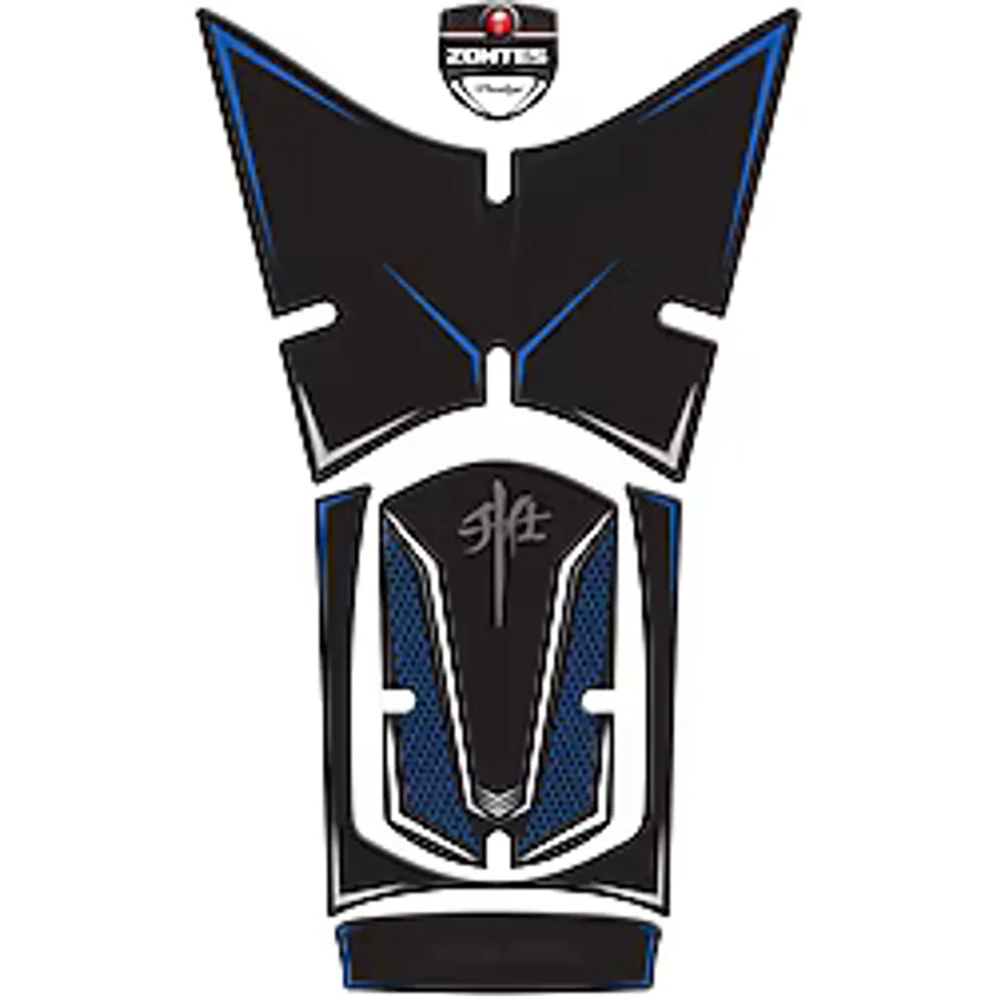 Redline Grafik Rks RZ250S Zontes 2023-2024 Uyumlu Tank Pad Siyah Mavi Redline grafik