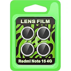 Redmi Note 15 4G Raze Metal Kamera Lens - Gümüş