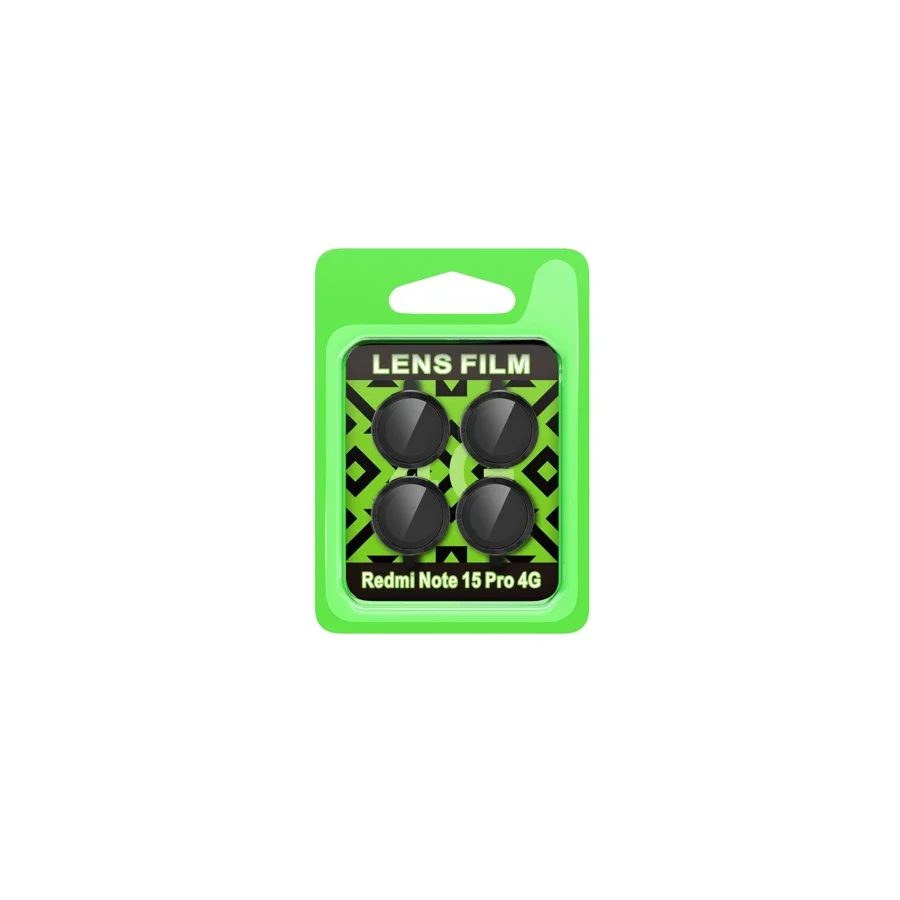 Redmi Note 15 4G Raze Metal Kamera Lens - Siyah