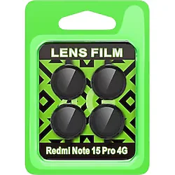 Redmi Note 15 4G Raze Metal Kamera Lens - Siyah