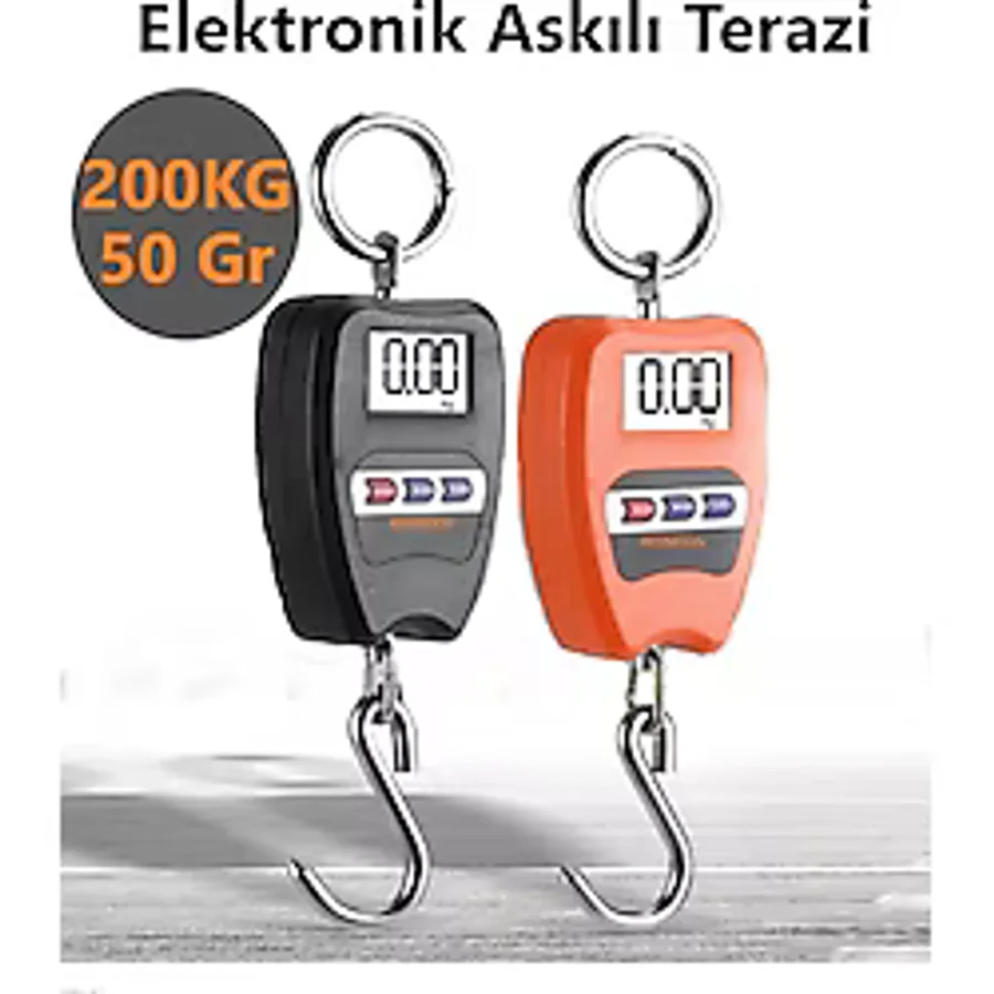 Redmoon Elektronik Askılı Terazi 200 kg Çengeli Baskül