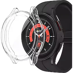 redmud teknoloji Samsung Galaxy Watch 5 Pro 45 mm ile Uyumlu Kasa ve Ekran Koruyucu 360 Koruma Kapak