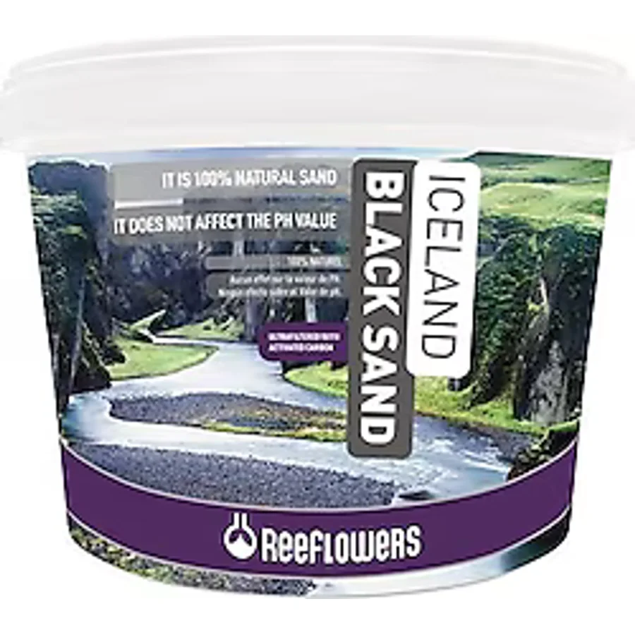 ReeFlowers Iceland Black Sand 1-2 mm 25 kg Akvaryum Kumu