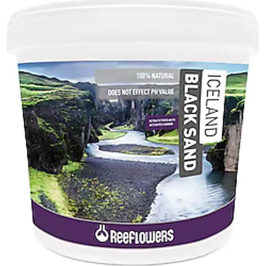 ReeFlowers Iceland Black Sand 7 kg 1-2 mm Siyah Kum