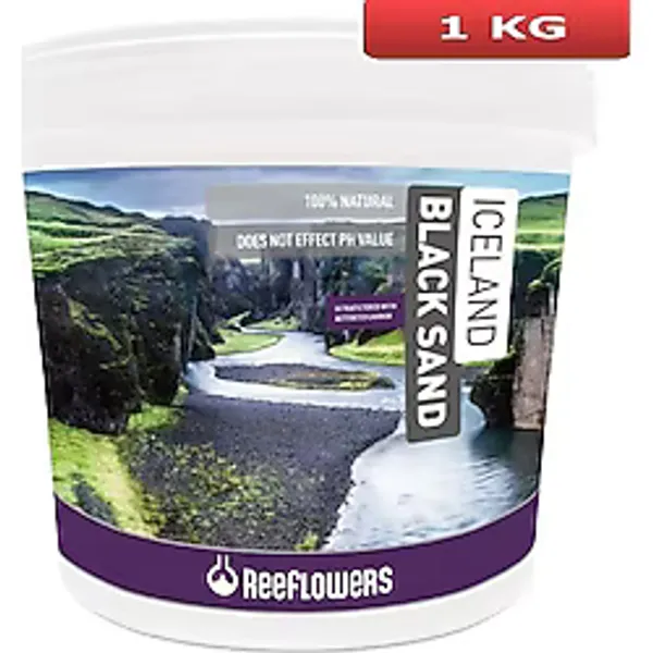 Reeflowers Iceland Black Sand Akvaryum Kumu (3-5 Mm) 1 Kg IBS25K2