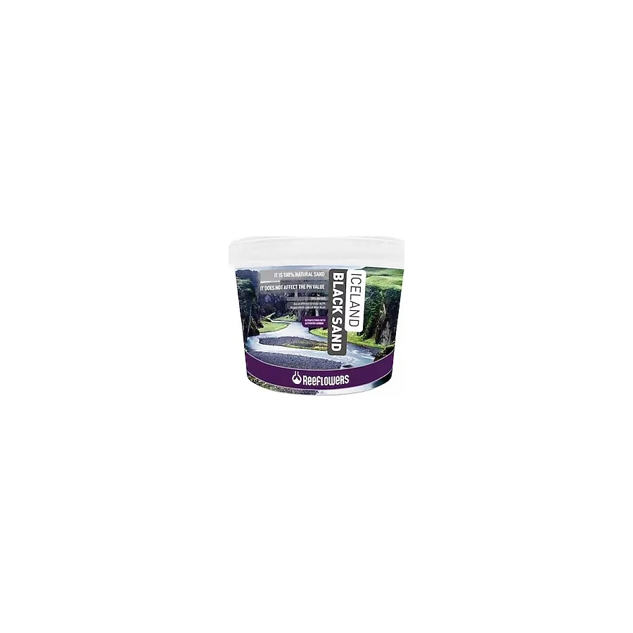 ReeFlowers Iceland Black Sand Akvaryum Kumu (3-5 Mm) 7 Kg IBS7K2