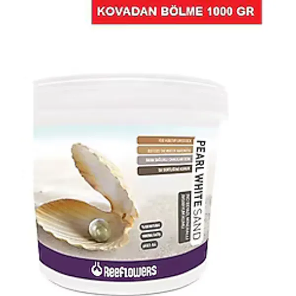 Reeflowers Pearl White Sand Akvaryum Kumu (0,5-1 Mm) 1 Kg PWS25K05-1
