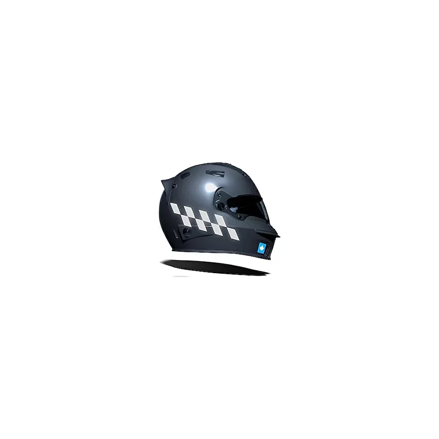 Reflektif Gri Damalı Kask Motosiklet Sticker Takımı Çınar Extreme