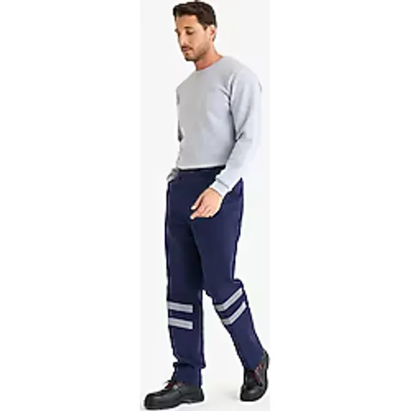 Reflektörlü İş Pantolonu Gabardin