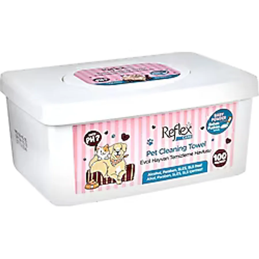Reflex Pet Cleaning Towel Islak Mendil 100'lü