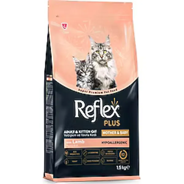 Reflex Plus Anne&bebek Kuzulu ve Pirinçli Kedi Maması 1.5 kg - 0,18 kg