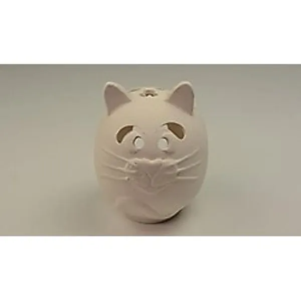 Refsan Kedi Mumluk Boyanabilir Obje Seramik Bisküvi
