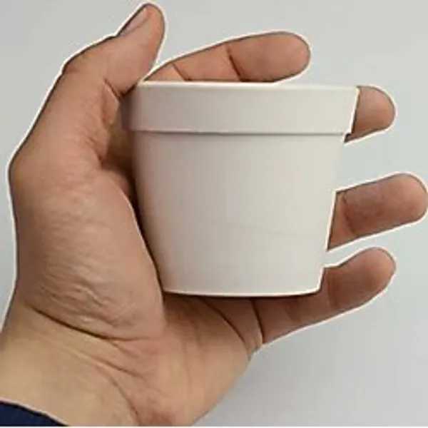 Refsan Minyatür Mini Saksı Boyanabilir Obje Seramik Bisküvi 6 cm (Ham Ürün)