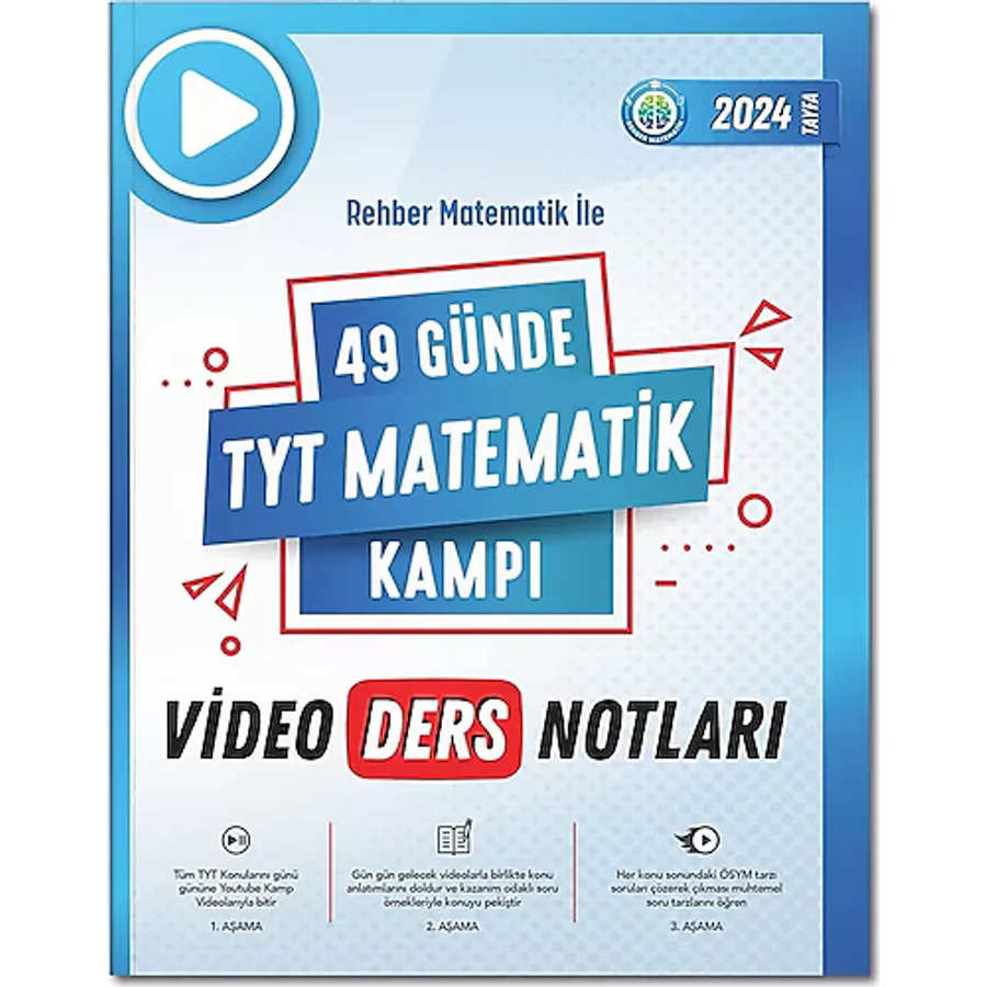 Rehber Matematik Yayınları TYT 49 Günde Matematik Kampı Video Ders Notları