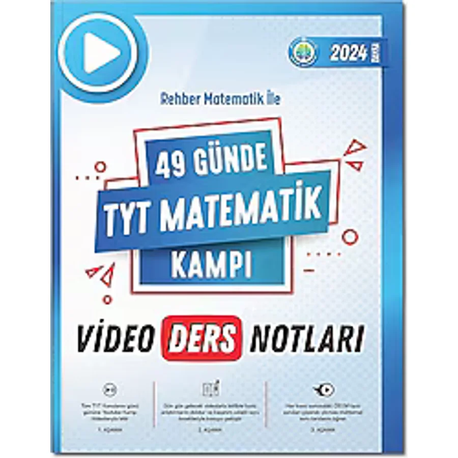 Rehber Matematik Yayınları TYT 49 Günde Matematik Kampı Video Ders Notları