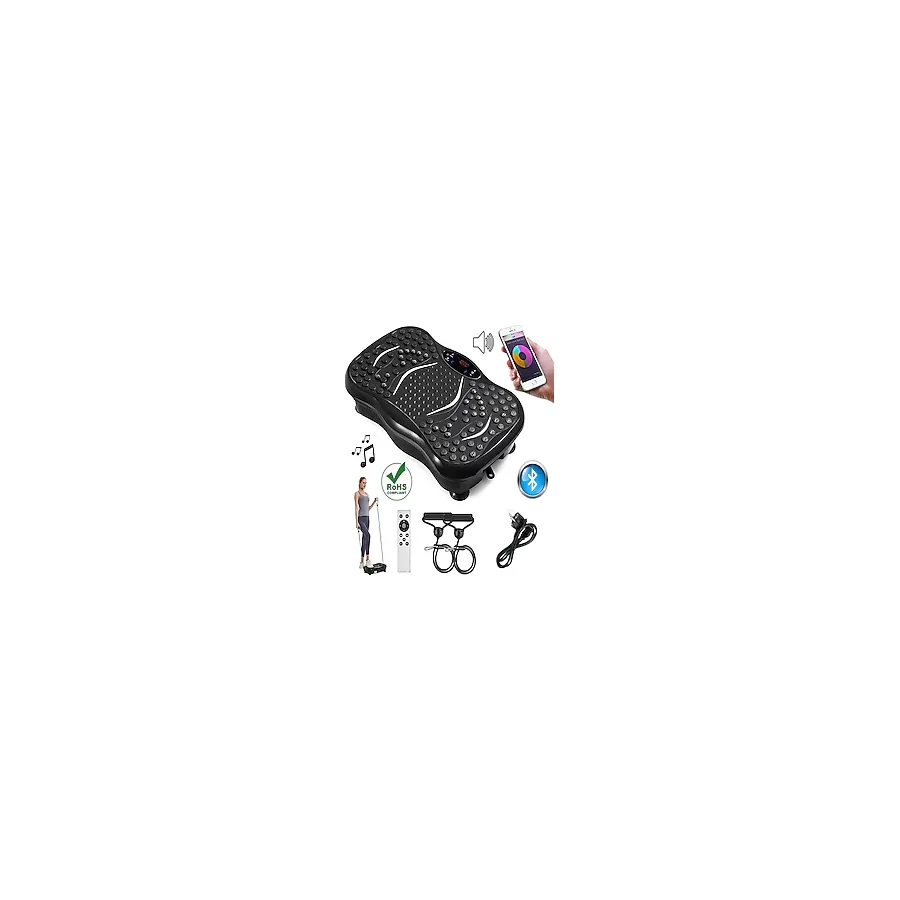 Reidan Pqcfm01 3d Bluetoothlu Titreşimli Kondisyon Aleti Spor Egzersiz Aleti Siyah