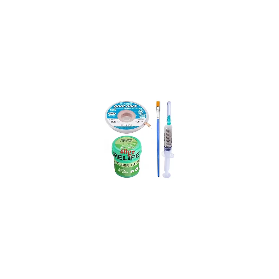 RELIFE RL-402 Krem Lehim Solder Paste 183° 40G Flux Lehim Toplama CP-2515 Emme Teli03